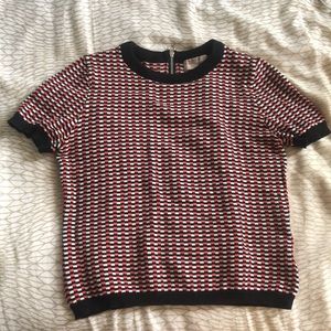 Forever 21 short sleeved patterned shirt
